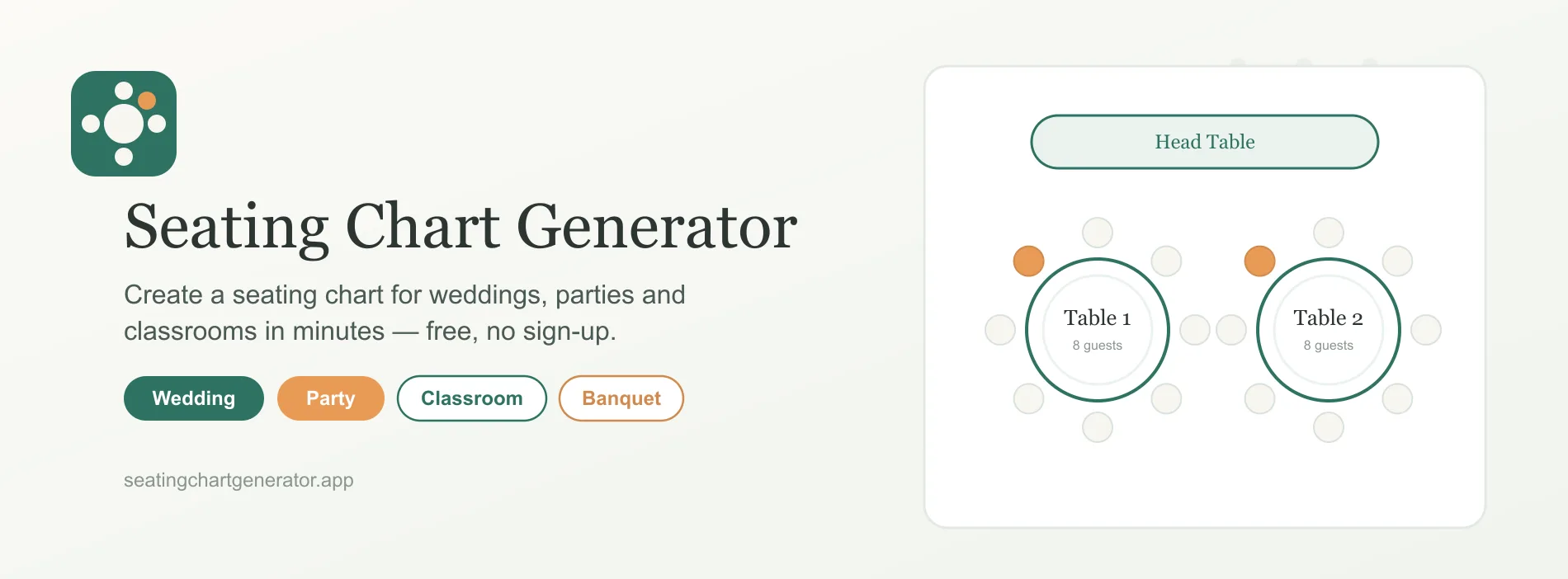 Seating Chart Generator screenshot