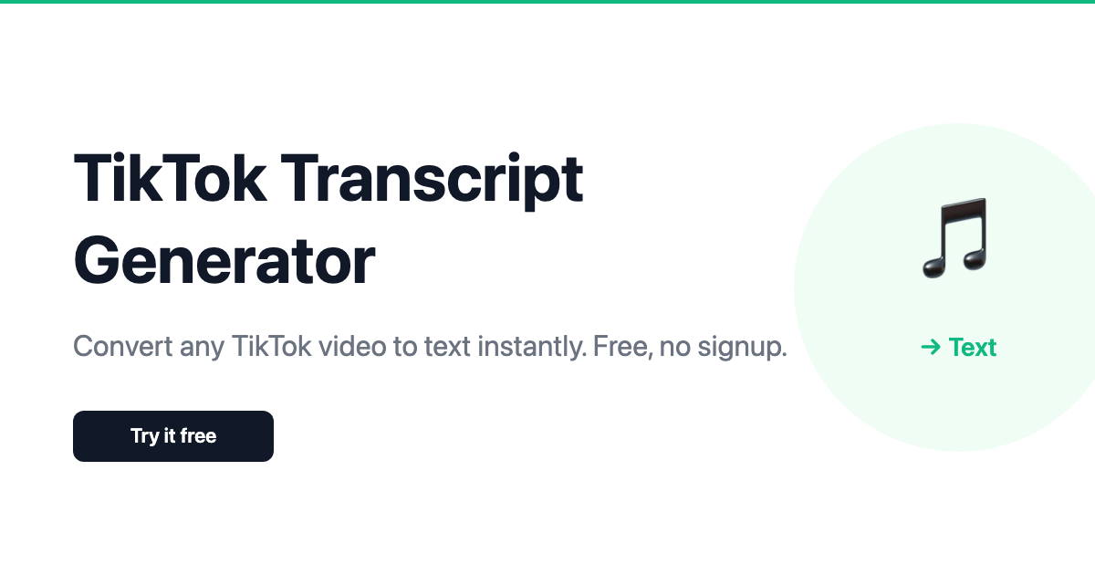 transcribevideo.ai screenshot