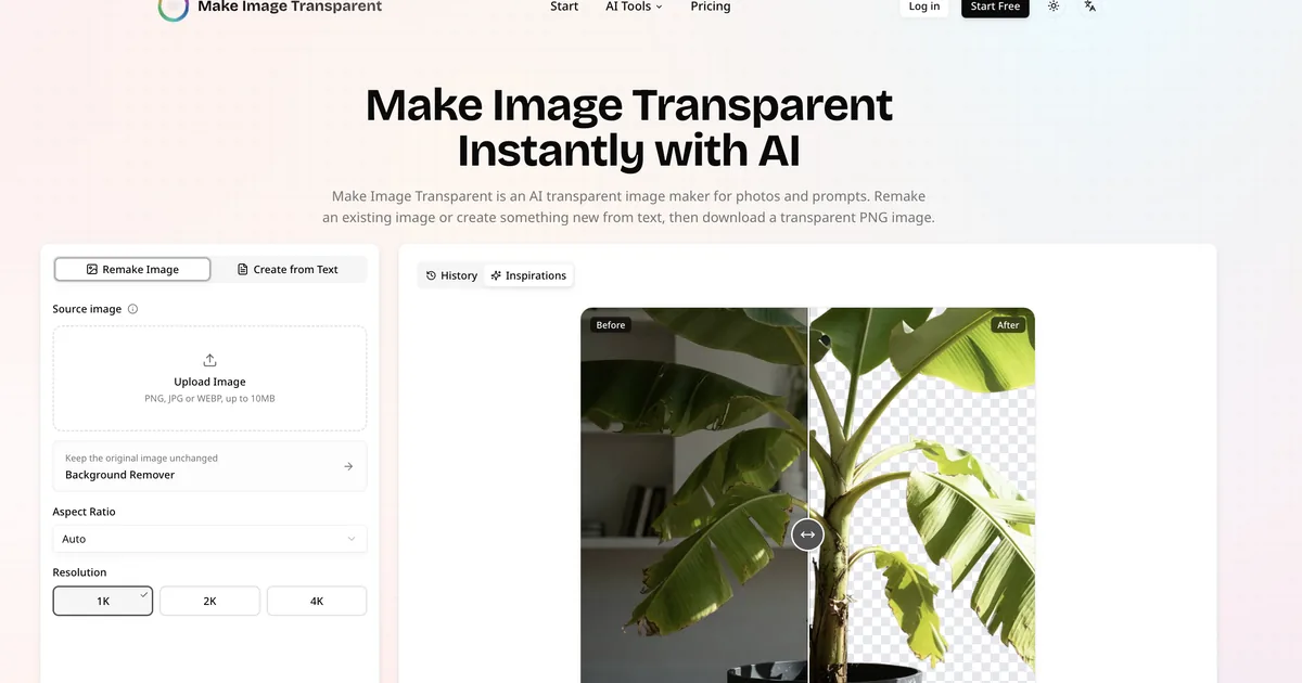 Make Image Transparent screenshot