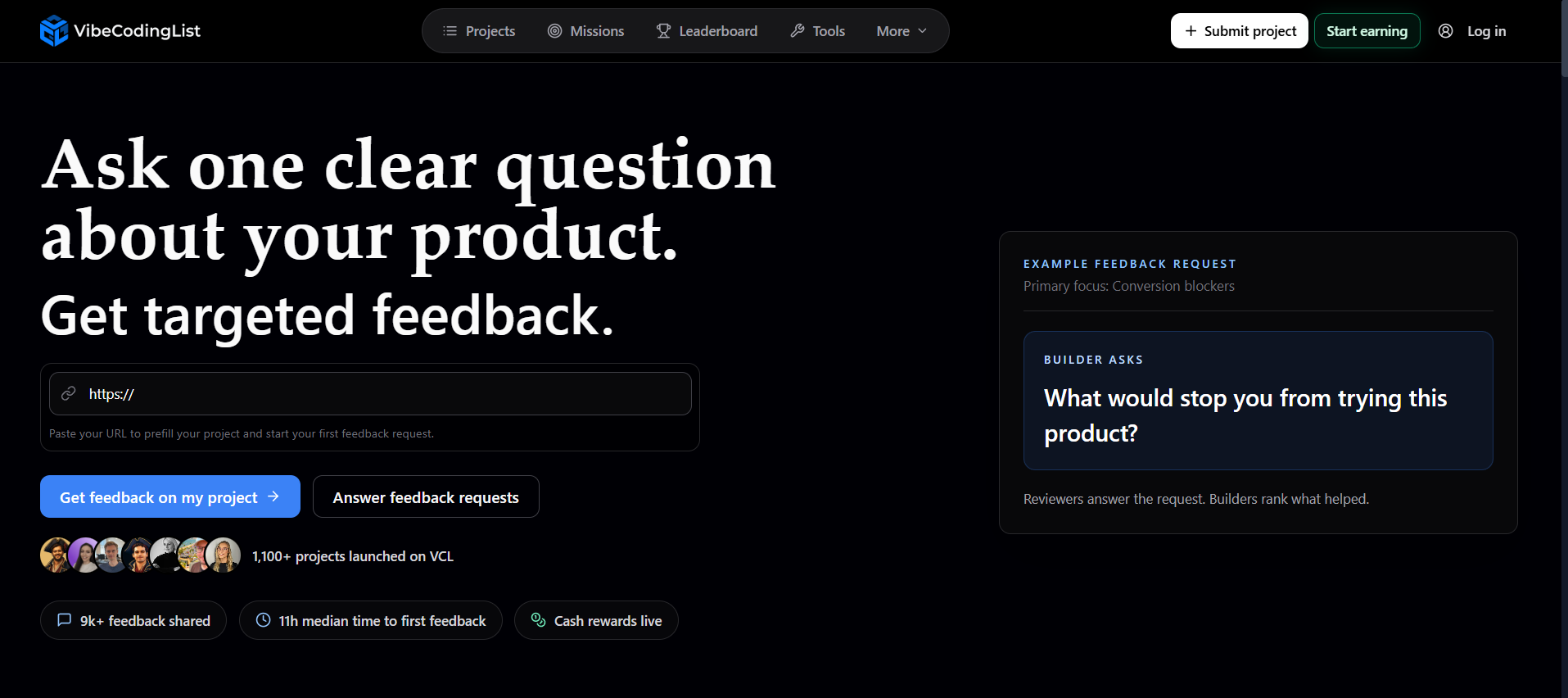 VibeCodingList screenshot