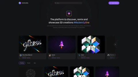Spline.design screenshot