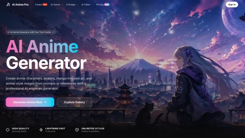 aianimepro.com screenshot