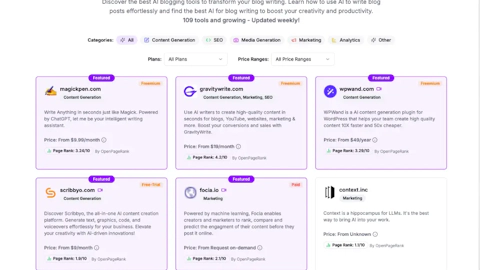 AIBlog.tools screenshot