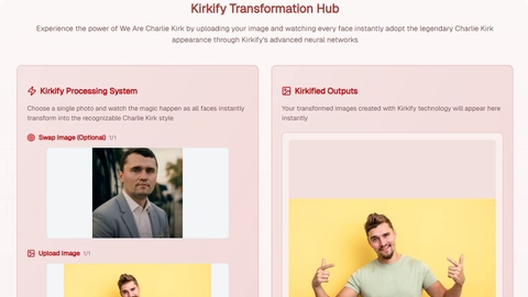 wearecharliekirk.click screenshot