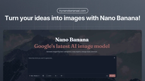 trynanobananaai.com screenshot