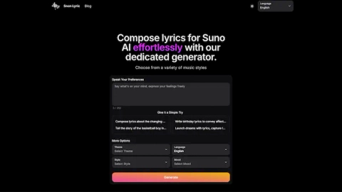 snonlyric.com screenshot