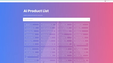 AIProductList.com screenshot