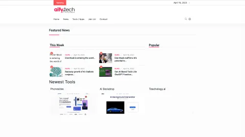 AIfy.tech screenshot