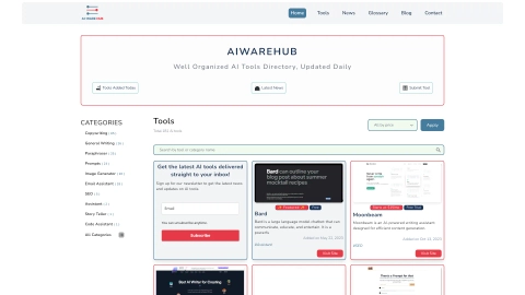 AIWareHub.com screenshot