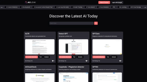 AIBleak.com screenshot