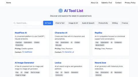 aitoollist.org screenshot
