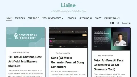 Liaiseplatform.com screenshot