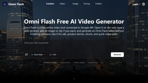 omniflash.net screenshot