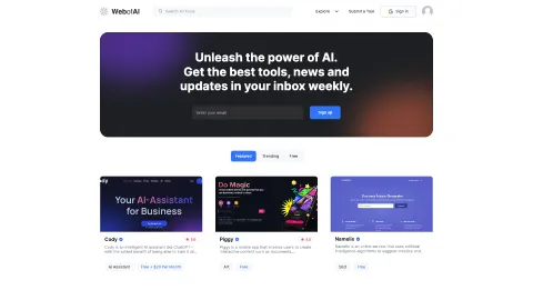 WebofAI.com screenshot