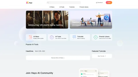 Hayo.com screenshot