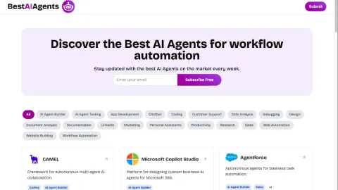 BestAIAgents.ai screenshot