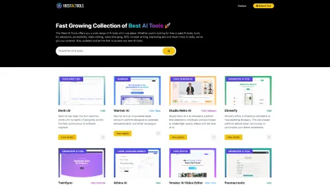 1bestai.tools screenshot