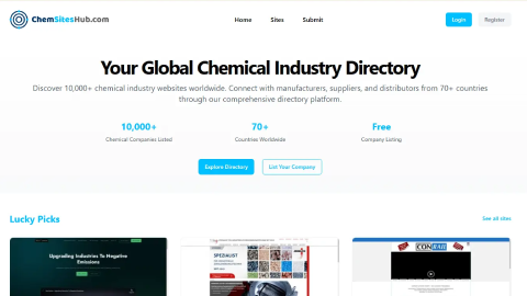 ChemSitesHub.com screenshot