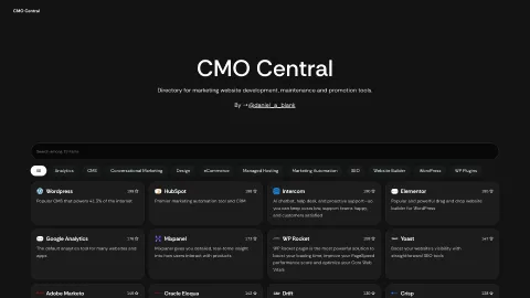 CMOCentral.io screenshot