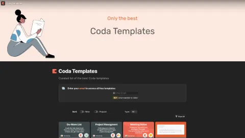 CodaTemplates.io screenshot