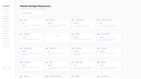Neede.co screenshot