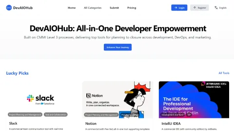 DevAIOHub.com screenshot