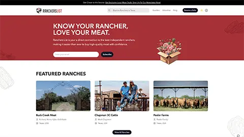 RanchersList.com screenshot