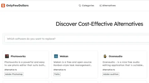 OnlyFewDollars.com screenshot