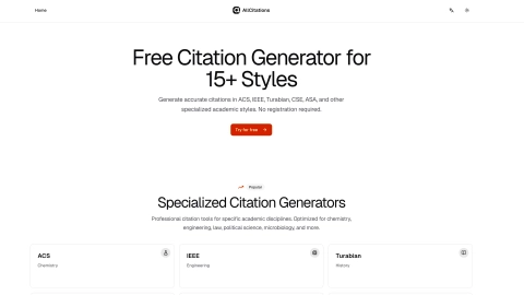 allcitations.com screenshot