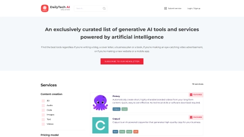 DailyTech.ai screenshot