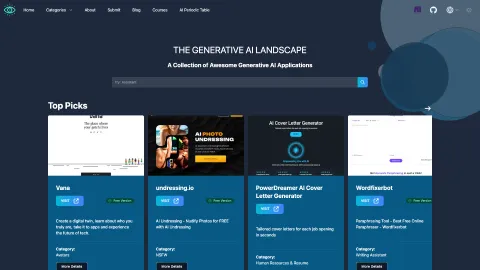 ThatAICollection.com screenshot