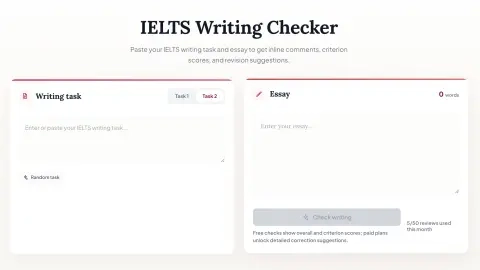 ieltswritingchecker.org screenshot