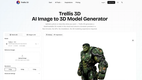 trellis-3d.net screenshot
