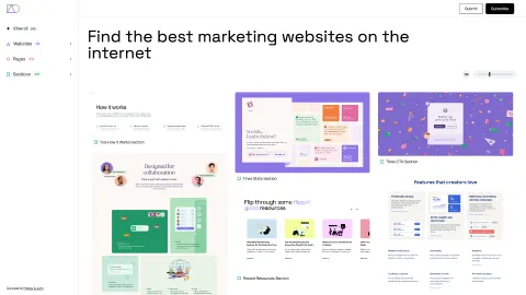 AwesomeMarketingWebsites.com screenshot
