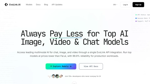 evolink.ai screenshot