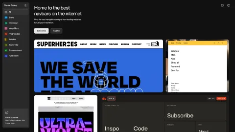 Navbar.gallery screenshot