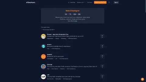 DevHunt.org screenshot