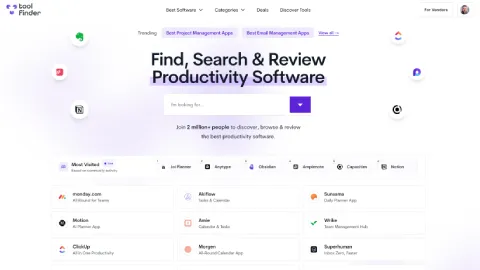 ToolFinder.com screenshot
