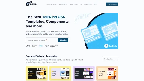Tailkits.com screenshot