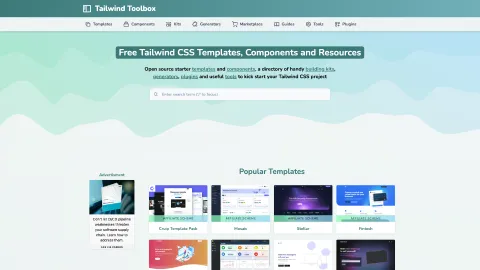 TailwindToolbox.com screenshot