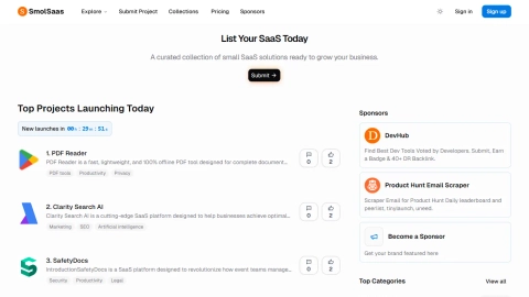 smolsaas.com screenshot