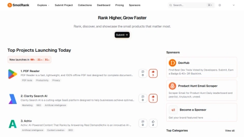 smolrank.com screenshot