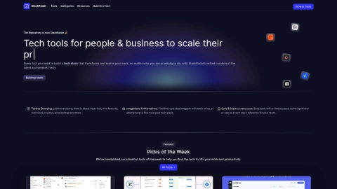 Stackradar.co screenshot