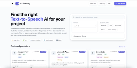 texttospeechai.co screenshot