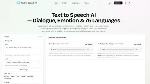 texttospeechai.app screenshot