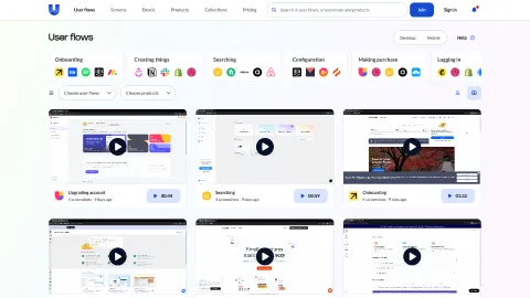 Userflows.co.uk screenshot