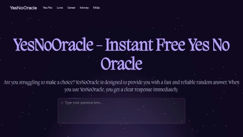 yesnooracle.co screenshot